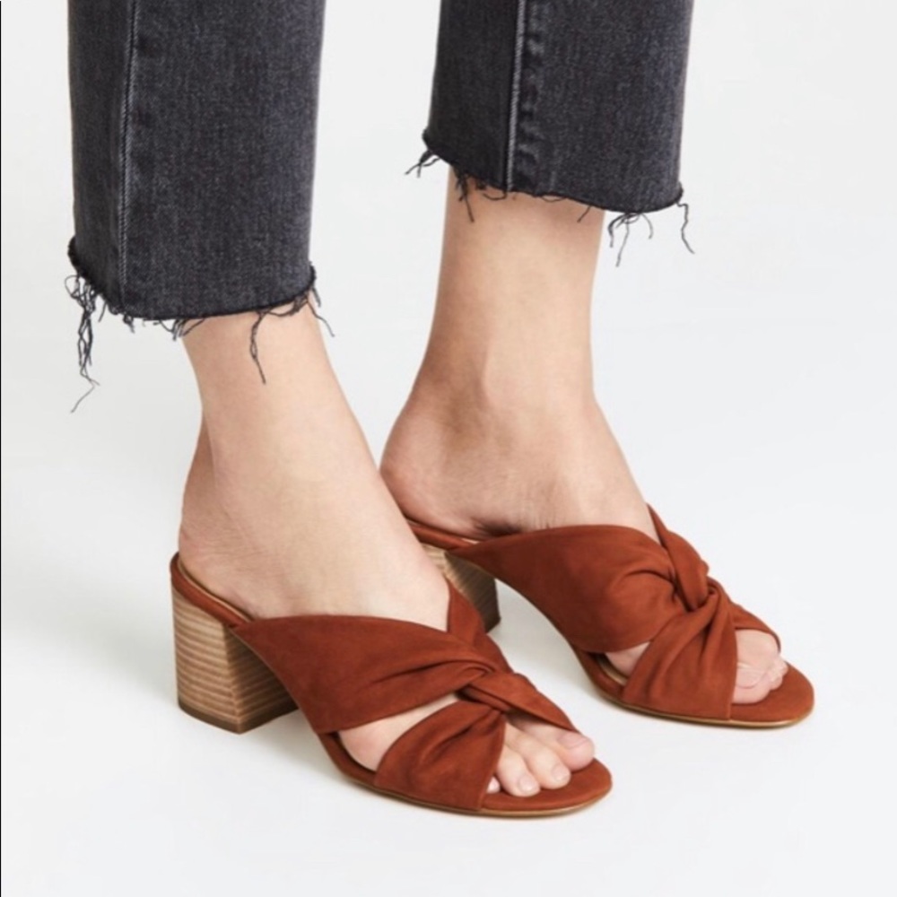 Like New! Madewell, Sz 6.5 suede mules